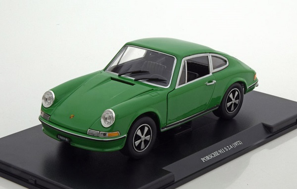 porsche 911 s 2.4 1974 green m69346 Модель 1:24
